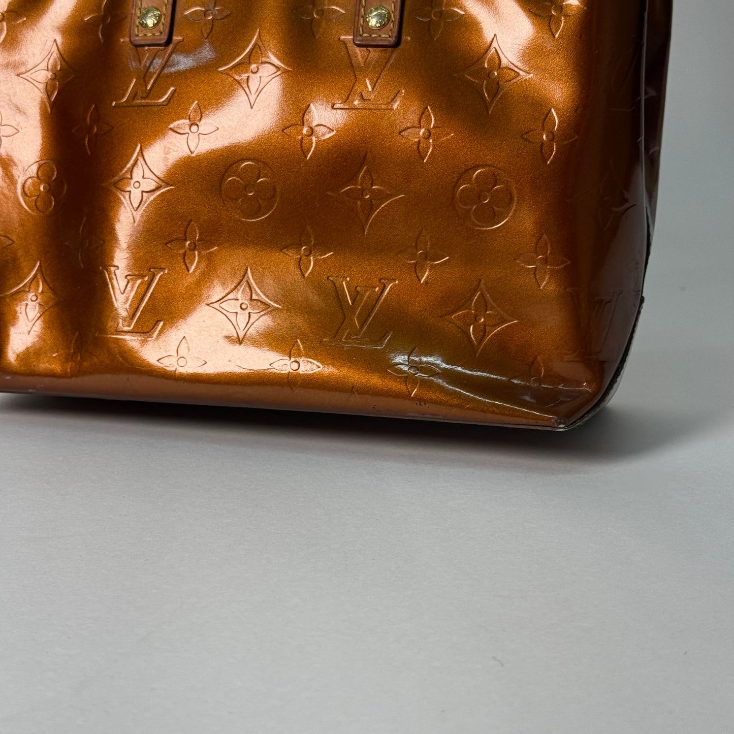 Louis Vuitton Bronze Vernis Reade PM Mini Tote